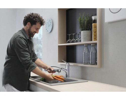 HANSGROHE Keukenkraan Focus M42 150 Met Uittrekbare Handdouche 71814000 Chroom - Afbeelding 6