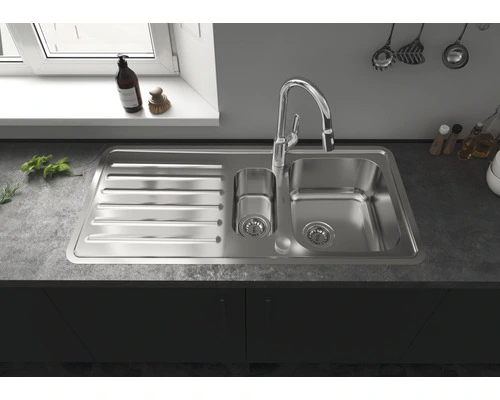 HANSGROHE Keukenkraan Focus M42 220 Met Uittrekbare Handdouche En SBox 71820000 Chroom - Afbeelding 2