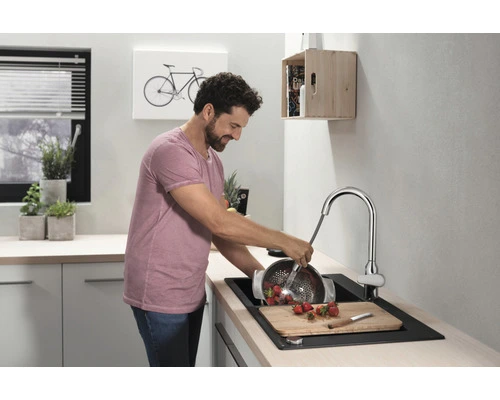 HANSGROHE Keukenkraan Focus M42 220 Met Uittrekbare Handdouche En SBox 71820000 Chroom - Afbeelding 6