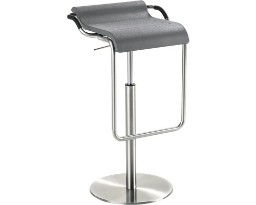 Mayer Sitzmöbel MAYER Barkruk Opus 96x42x47 Cm RVS/grijs