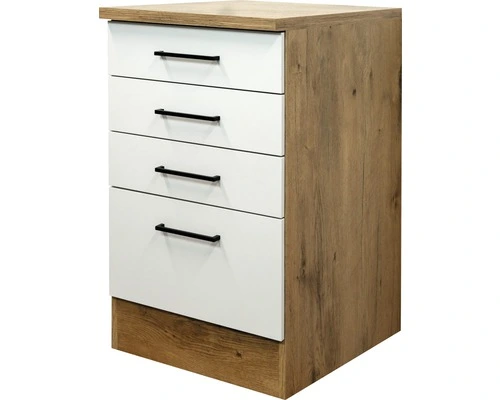 Flex-Well FLEX WELL Onderkast Vintea Magnoliawit 50x60x85 Cm