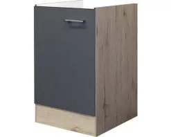 Flex-Well FLEX WELL Spoelbakkast Tiago Basaltgrijs 50x57,1x82 Cm