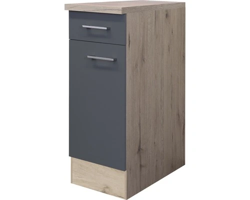 Flex-Well FLEX WELL Onderkast Tiago Basaltgrijs 30x60x85 Cm