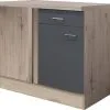 Flex-Well FLEX WELL Hoekonderkast Tiago Basaltgrijs 110x60x85 Cm