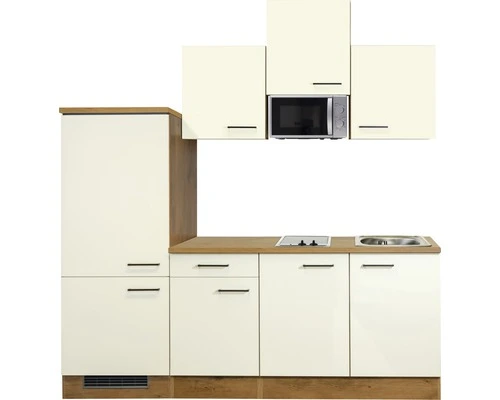 Flex-Well FLEX WELL Keukenblok Met Apparatuur Vintea Magnolia Mat 210x60 Cm - Afbeelding 4