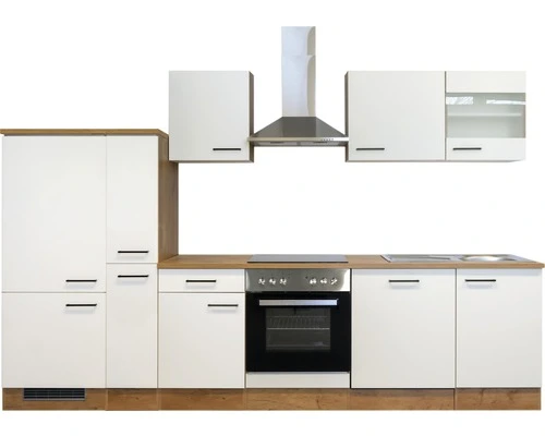 Flex-Well FLEX WELL Keukenblok Met Apparatuur Vintea Magnolia Mat 310x60 Cm - Afbeelding 9