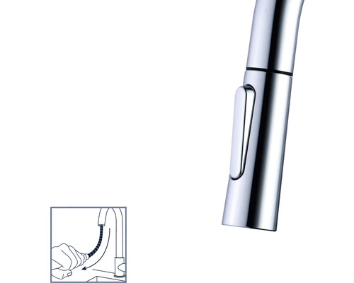 KEO Keukenkraan Touch Koromo Chroom - Afbeelding 6