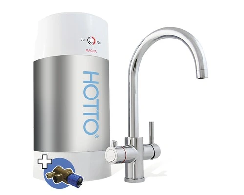 HOTTO Kokendwaterkraan Arco Combiset Incl. Mengventiel 8 L Chroom