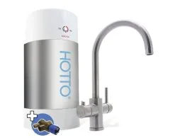 HOTTO Kokendwaterkraan Arco Combiset Incl. Mengventiel 8 L RVS