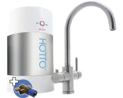 HOTTO Kokendwaterkraan Arco Combiset Incl. Mengventiel 5 L RVS