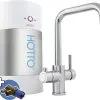 HOTTO Kokendwaterkraan Quadro Combiset Incl. Mengventiel 5 L Chroom