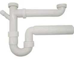 Dubbele Spoelbaksifon 1 1/2"