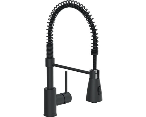 AVITAL Keukenkraan Solona Met Flexibele Uitloop Zwart