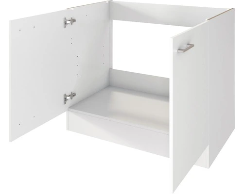 Flex-Well FLEX WELL Keukenblok Zonder Apparatuur Lucca Wit Mat 240x60 Cm - Afbeelding 8