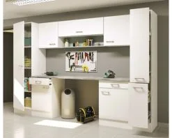 Flex-Well FLEX WELL Werkbank Lucca Wit Mat 290x60 Cm