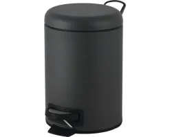 Pedaalemmer Mat Grijs 3 L