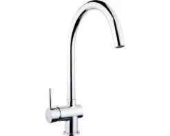 Keukenkraan Bent Chroom