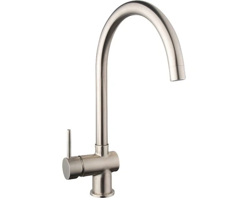 Keukenkraan Bent Geborsteld RVS