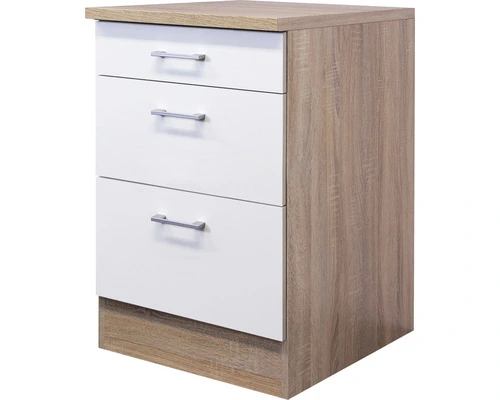 Flex-Well FLEX WELL Onderkast Samoa Wit 60x60x85 Cm