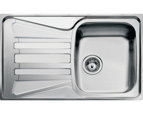 CENTA Spoelbak Atria 45 RVS 50x86 Cm Met Afdruip