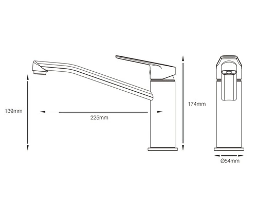 Keukenkraan Keid Chroom - Afbeelding 5