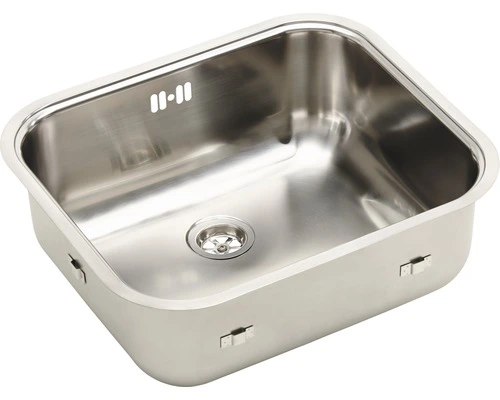 Opbouwspoelbak RVS Rechthoek 45,1x40,1 Cm Met Stop