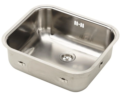 Opbouwspoelbak RVS Rechthoek 45,1x40,1 Cm Met Stop - Afbeelding 2