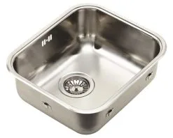 Opbouwspoelbak RVS Rechthoek 45,1x40,1 Cm Met Korfplug