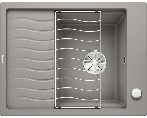 BLANCO Spoelbak Elon 45 S Alumetallic 65x50 Cm