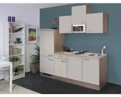 Flex-Well FLEX WELL Keukenblok Met Apparatuur Nepal Kashmir Glanzend 210x60 Cm