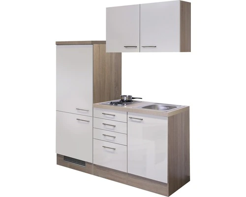 Flex-Well FLEX WELL Minikeuken Met Apparatuur Nepal Kashmir Glanzend 160x60 Cm - Afbeelding 3