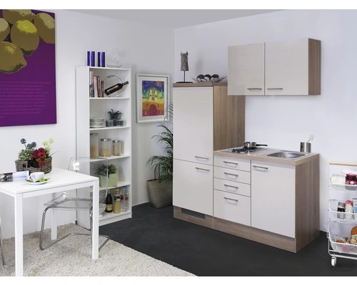 Flex-Well FLEX WELL Minikeuken Met Apparatuur Nepal Kashmir Glanzend 160x60 Cm