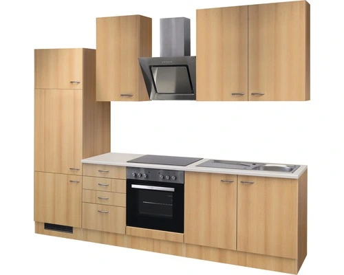 Flex-Well FLEX WELL Keukenblok Met Apparatuur Nano Beuken-decor Mat 270x60 Cm - Afbeelding 5