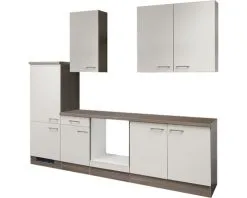 Flex-Well FLEX WELL Keukenblok Zonder Apparatuur Eico Magnoliawit Mat 270x60 Cm