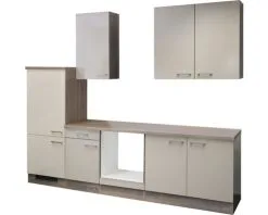 Flex-Well FLEX WELL Keukenblok Zonder Apparatuur Nepal Kashmir Glanzend 270x60 Cm