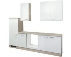 Flex-Well FLEX WELL Keukenblok Zonder Apparatuur Abaco Parelmoer Glanzend 270x60 Cm