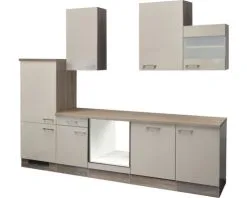 Flex-Well FLEX WELL Keukenblok Zonder Apparatuur Nepal Kashmir Mat 280x60 Cm