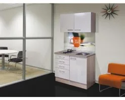 Flex-Well FLEX WELL Minikeuken Met Apparatuur Nepal Kashmir Glanzend 100x60 Cm