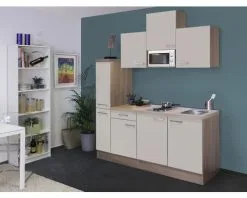 Flex-Well FLEX WELL Minikeuken Met Apparatuur Nepal Kashmir Glanzend 180x60 Cm