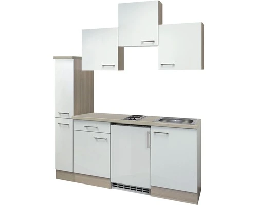 Flex-Well FLEX WELL Minikeuken Met Apparatuur Abaco Parelmoer Glanzend 180x60 Cm - Afbeelding 3