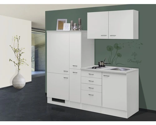 Flex-Well FLEX WELL Minikeuken Met Apparatuur Wito Wit Mat 190x60 Cm