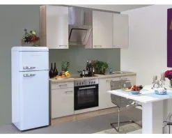 Flex-Well FLEX WELL Keukenblok Met Apparatuur Nepal Kashmir Glanzend 220x60 Cm