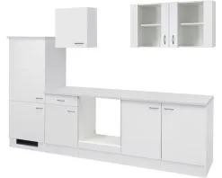 Flex-Well FLEX WELL Keukenblok Zonder Apparatuur Wito Wit Mat 270x60 Cm