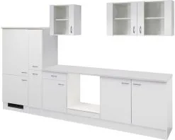 Flex-Well FLEX WELL Keukenblok Zonder Apparatuur Wito Wit Mat 300x60 Cm