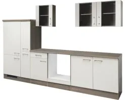 Flex-Well FLEX WELL Keukenblok Zonder Apparatuur Eico Magnoliawit Mat 300x60 Cm