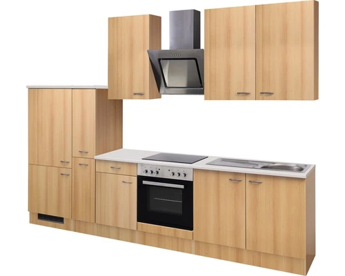 Flex-Well FLEX WELL Keukenblok Met Apparatuur Nano Beuken-decor Mat 300x60 Cm - Afbeelding 5