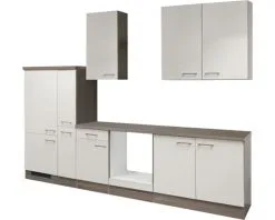 Flex-Well FLEX WELL Keukenblok Zonder Apparatuur Eico Magnoliawit Mat 300x60 Cm