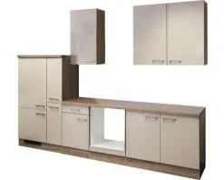 Flex-Well FLEX WELL Keukenblok Zonder Apparatuur Nepal Kashmir Glanzend 300x60 Cm