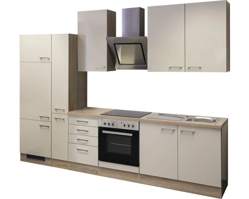 Flex-Well FLEX WELL Keukenblok Met Apparatuur Nepal Kashmir Glanzend 300x60 Cm - Afbeelding 5