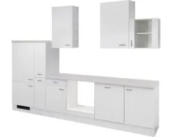 Flex-Well FLEX WELL Keukenblok Zonder Apparatuur Wito Wit Mat 310x60 Cm